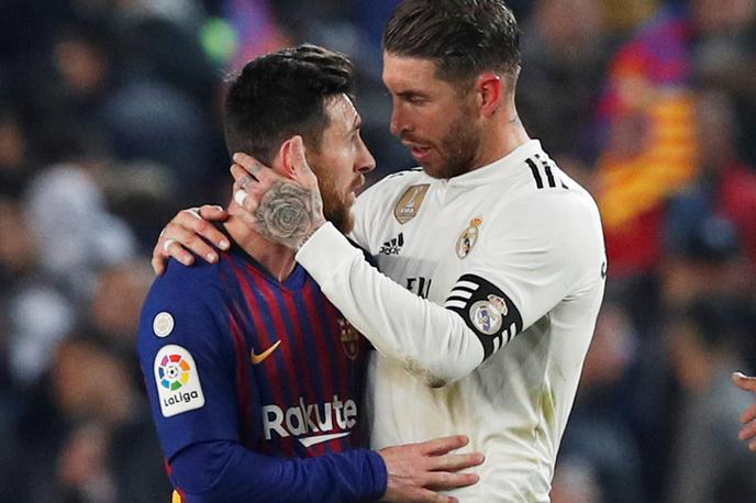 Lionel Messi, Sergio Ramos | Barcelona in Real sta se razšla z remijem, | Foto Reuters