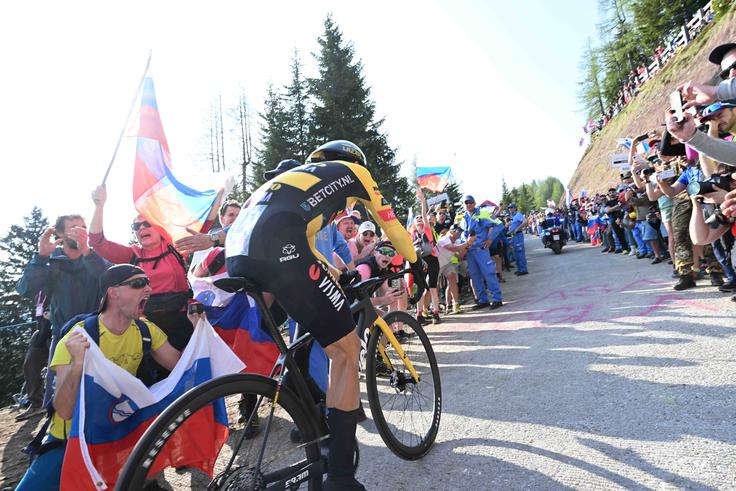 Primož Roglič, Giro 2023, Svete Višarje | Foto: Guliverimage