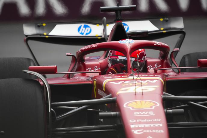 Baku Charles Leclerc Ferrari | Charles Leclerc je v Bakuju četrtič na prvem štartnem mestu, zmage pa tu še nima. | Foto Guliverimage