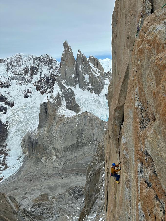 Luka Krajnc Patagonija prvenstvena smer Pot | Foto: Luka Lindič