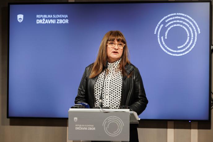 Tamara Vonta | Preiskovalna komisija DZ je po navedbah njene predsednice Tamare Vonta opravila veliko dela in prišla do ugotovitev, s katerimi se že ali se še bodo ukvarjali organi pregona in druge državne institucije.  | Foto STA