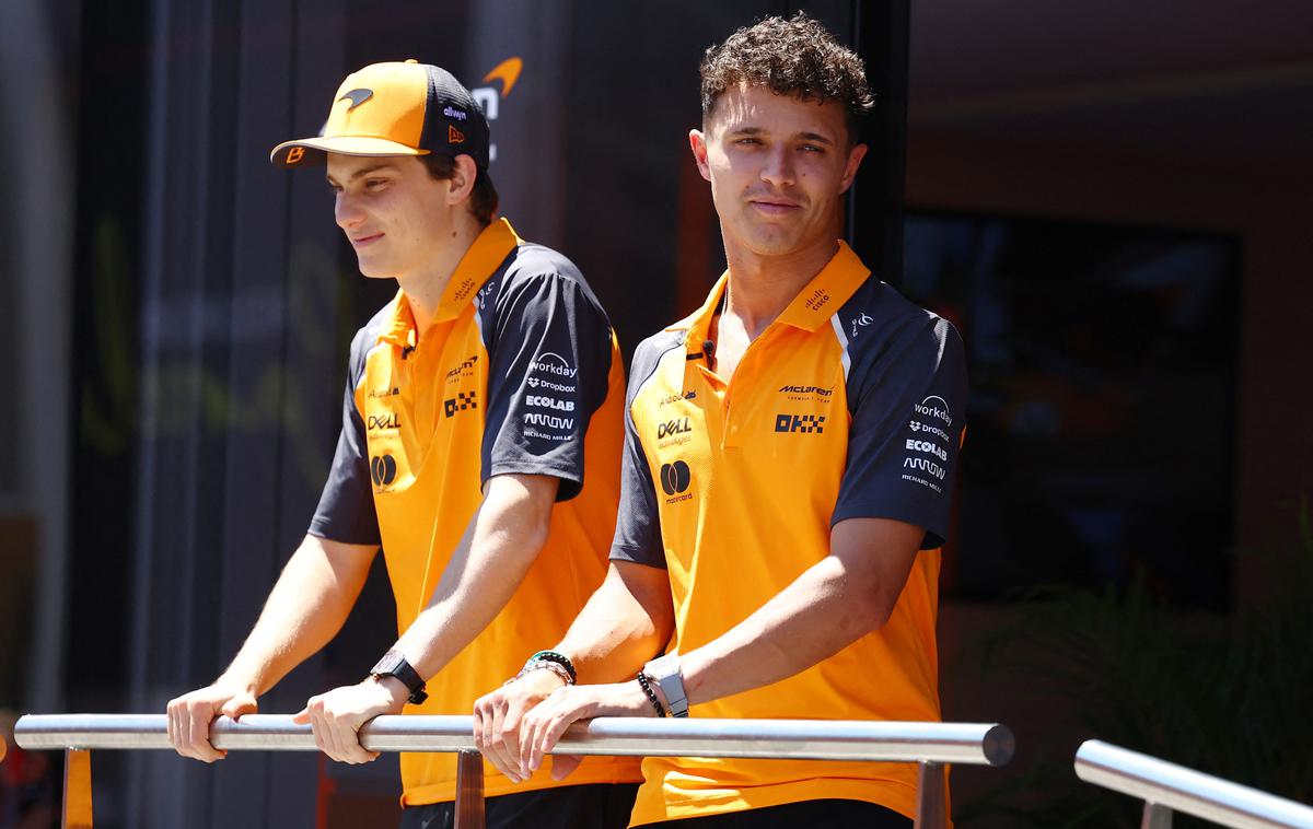 Barcelona Oscar Piastri Lando Norris | Oscar Piastri še vodi na prvenstvu, a samo še tri točke pred ekipnim tekmecem Landom Norrisom. | Foto Reuters
