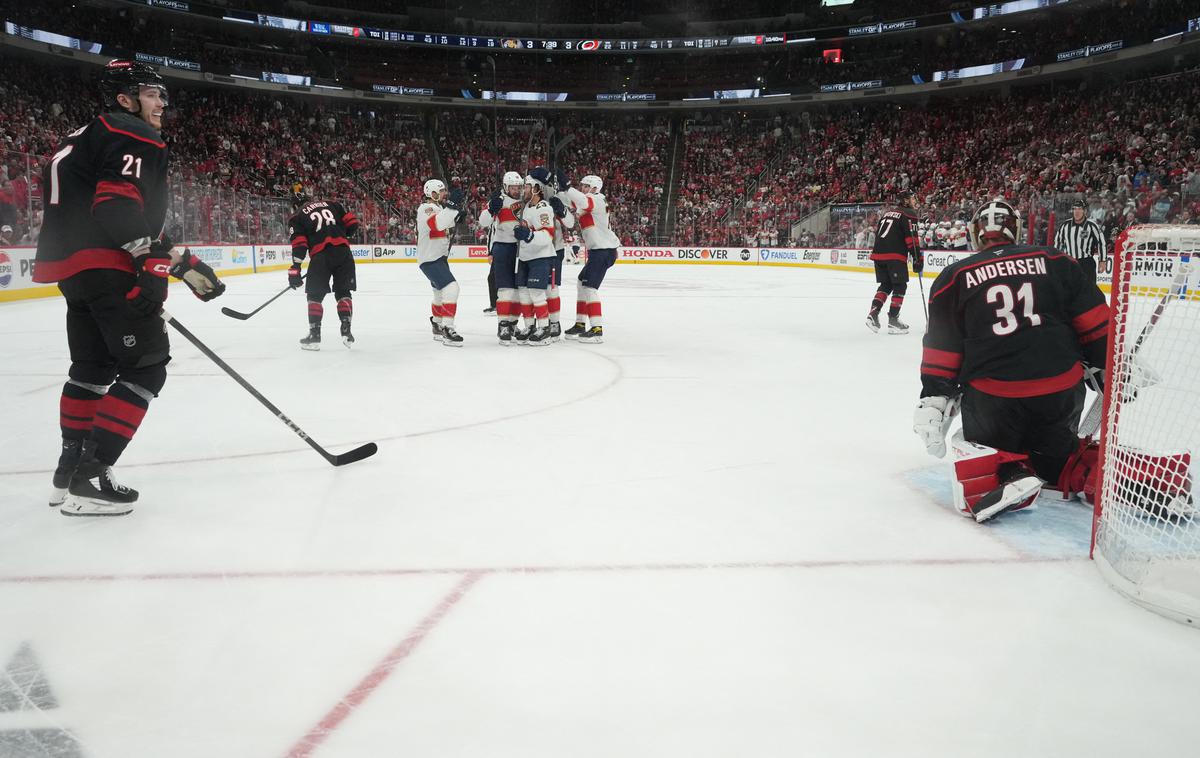 Florida Panthers | Hokejisti Floride so se še drugič zapored uvrstili v veliki finale lige NHL. | Foto Reuters