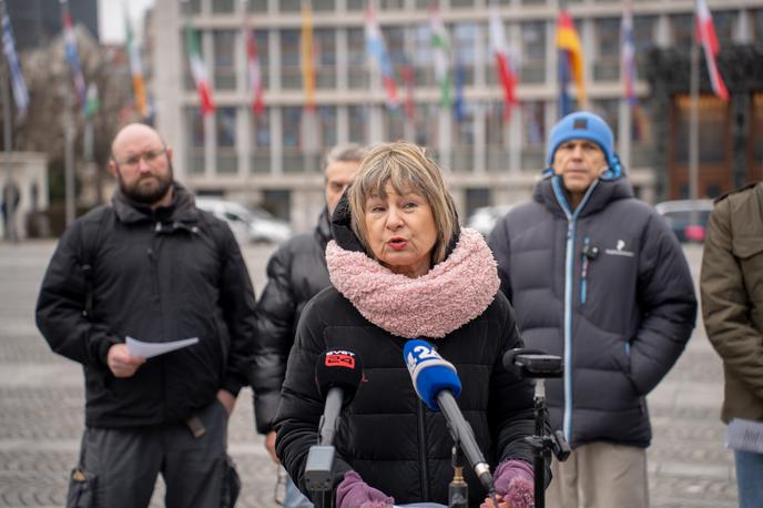 Violeta Tomić, Alternativa za Slovenijo | Tomić je izpostavila, da bodo na prvo mesto postavili interese državljank in državljanov, delavca, kmeta, umetnika, mladostnika, študenta in upokojenca. | Foto STA