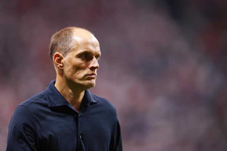 Thomas Tuchel se je podobno kot na srečanju z Mehiko odločil za obrambno postavitev s petimi igralci. Proti Argentini ni prinesla želenega rezultata. | Foto: Reuters