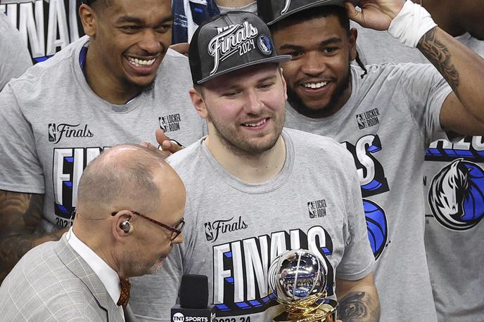 Luka Dončić MVP Dallas Mavericks | Luka Dončić in soigralci so si z zmago priigrali nekaj dodatnega počitka pred vstopom v veliki finale lige NBA. | Foto Guliverimage