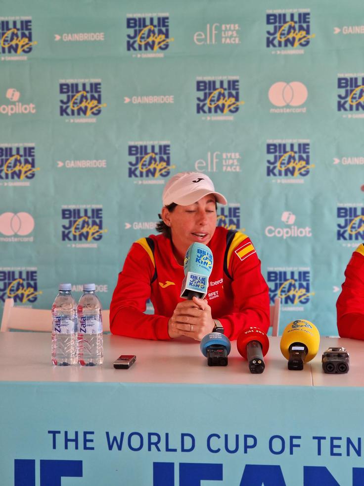 Carla Suarez Navarro verjame v svoje igralke. | Foto: B. B.