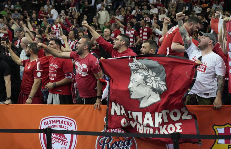 evroliga navijači Olympiacos | Foto: Reuters