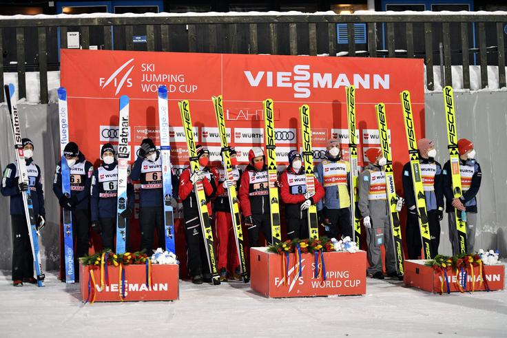 smučarski skoki ekipna tekma | Foto: Guliverimage/Vladimir Fedorenko