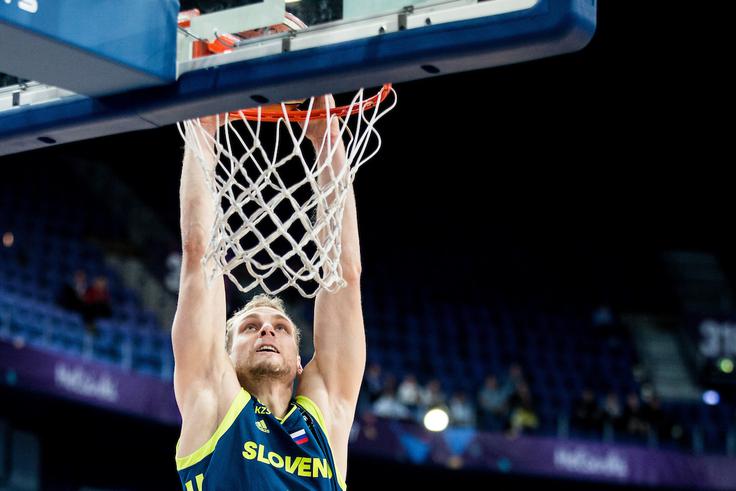 Jaka Blažič je bil s 15 točkami med najbolj zaslužnimi za zmago Andorre. | Foto: Vid Ponikvar