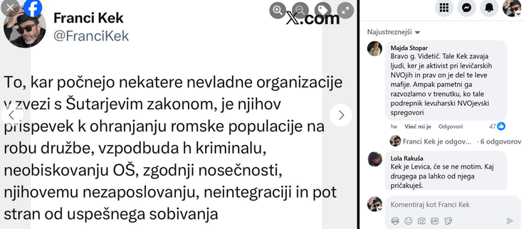 Ob nasprotovanju nevladnikov Šutarjevemu zakonu, sem zapisal, kaj si o tem mislim. To stališče ni bilo ravno v sozvočju z levo agendo, a reakcija (na fotografiji desno) je bila seveda tipična … | Foto: 