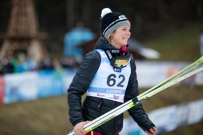 Maren Lundby je na Ljubnem prišla do četrte zmage. | Foto: Matic Ritonja/Sportida