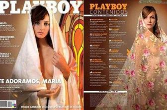 Playboy se je opravičil zaradi "gole Device Marije"