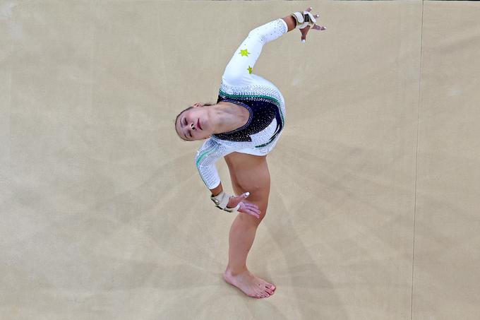 Pariz 2024 gimnastika Lucija Hribar | Foto: Reuters