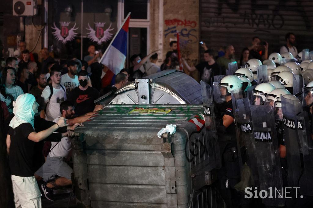 Protest v Beogradu