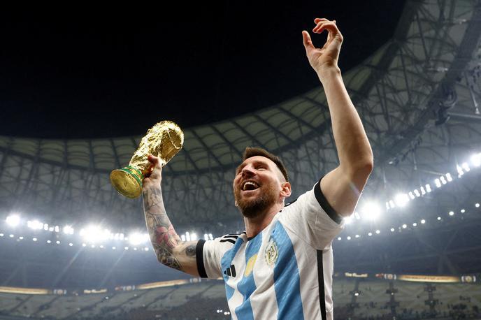 Lionel Messi, Katar 2022 | Argentinci in Lionel Messi, ki bodo v ZDA branili naslov svetovnih prvakov, so spet na vrhu Fifine lestvice. | Foto Reuters