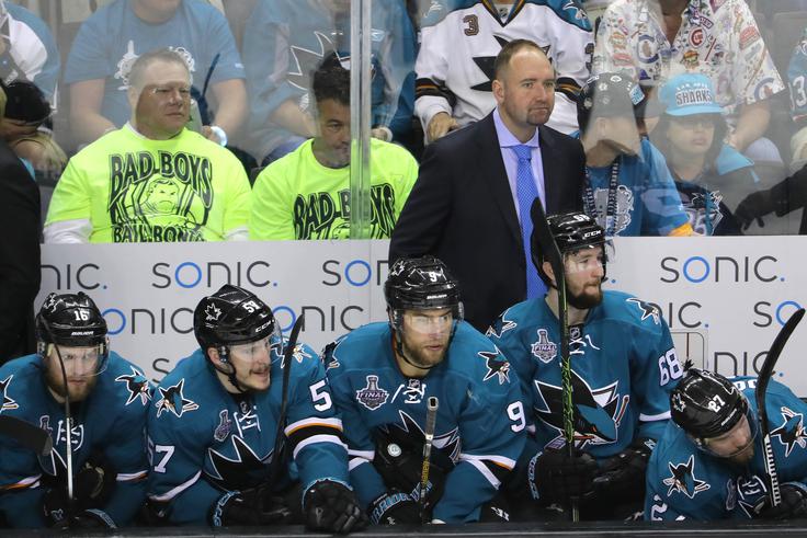 Trener Kalifornijcev Peter DeBoer recept za uspeh vidi v čim večjem številu strelov. | Foto: Guliverimage/Getty Images