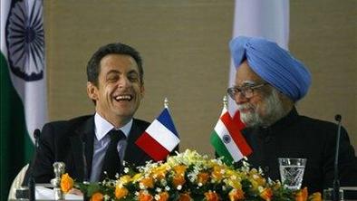 Sarkozy na obisku v Indiji