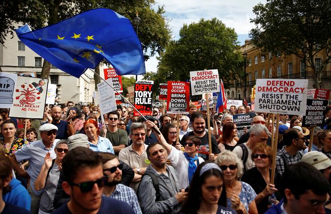 Protesti v Londonu | Foto: Reuters