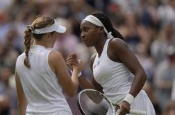 Kaja Juvan na osrednjem igrišču Wimbledona čestitala 17-letnici
