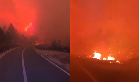 Huda ura na Makarski rivieri, začele so se evakuacije #video