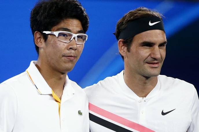 Roger Federer Hyeon Chung | Foto Reuters