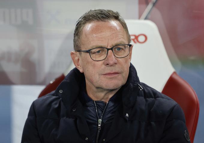 Ralf Rangnick je predstavo svojih varovancev proti Sloveniji označil za najboljšo, odkar je selektor Avstrije.
 | Foto: Reuters