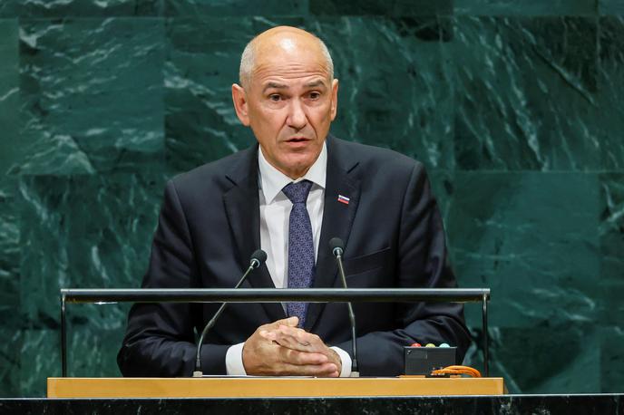 Janez Janša, New York | Janez Janša med nagovorom v Generalni skupščini ZN | Foto Reuters