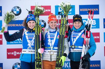 Slovenki tako kot prvi favoritinji streljali slabo, Nemka vzela ponujeno