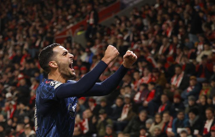  Mikel Merino je za Arsenal dvakrat zadel v drugem polčasu. | Foto: Reuters
