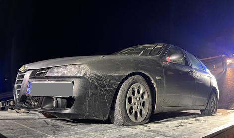 Lov za tihotapcem Iračanov. Voznika naši policisti ustavili s stingerjem. #foto