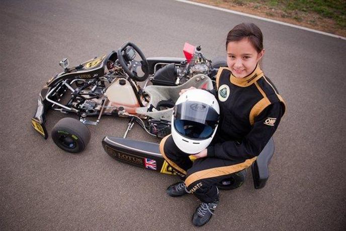 VIDEO: 12-letnica, ki dirka 115 km/h: Rada bi šla še hitreje