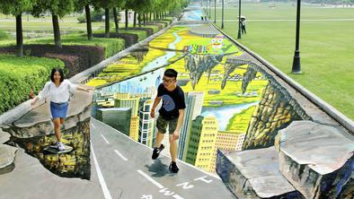 V Nanjingu prvi rekord: najdaljša 3D ulica na svetu