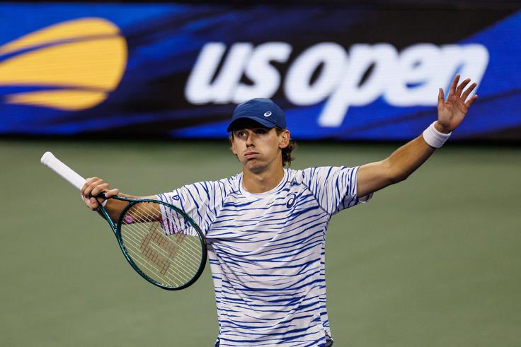Alex de Minaur se je na zadnjem grand slam turnirju v letu 2024 v New Yorku prebil med najboljših osem. | Foto: Reuters