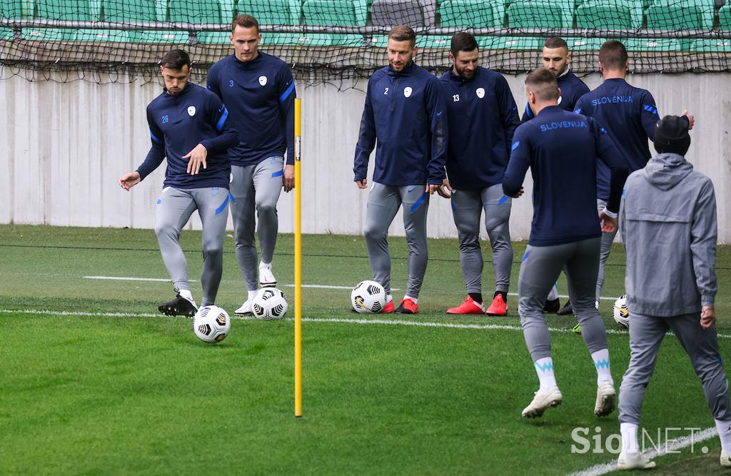 Slovenija nogomet trening