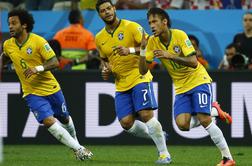 Brazilci na krilih Neymarja premagali Hrvate