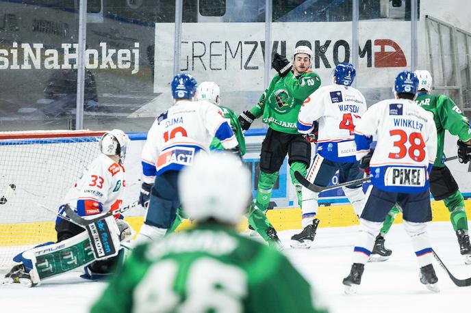 ICEHL: HK Olimpija - Innsbruck | Olimpiji ne v lanski ne v letošnji sezoni ni uspelo premagati Innsbrucka. | Foto Vid Ponikvar
