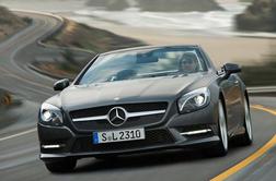 Novi mercedes-benz SL z aluminijasto karoserijo