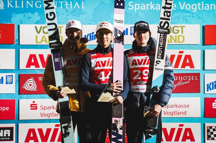 Domen Prevc Najboljša trojica | Foto: SloSki