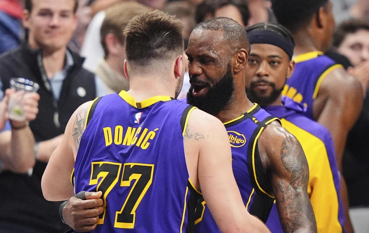 Luka Dončić LeBron James | Luka Dončić in LeBron James naj bi bila navdušena nad novim lastnikom. | Foto Guliverimage