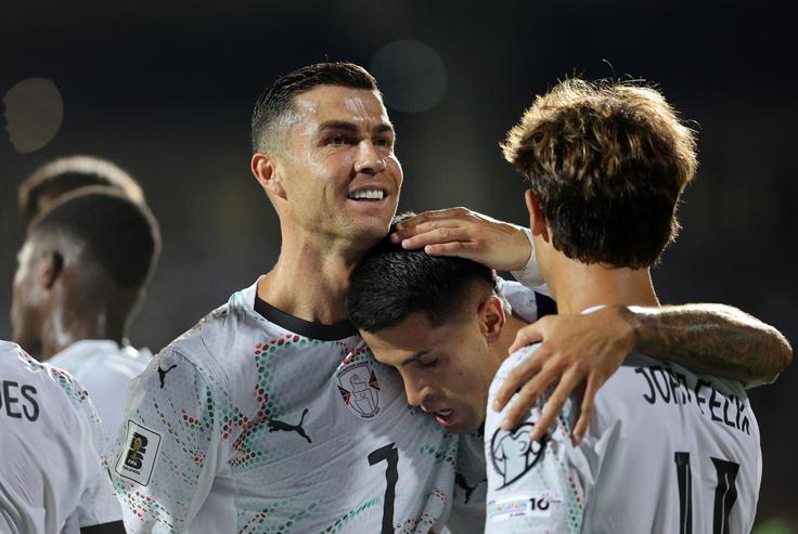 Cristiano Ronaldo in Portugalci drugo zmago iščejo na Madžarskem. | Foto: Reuters