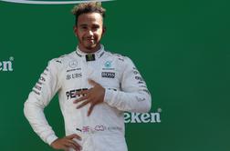 Hitri Hamilton pokvaril Ferrarijevo zabavo v Monzi