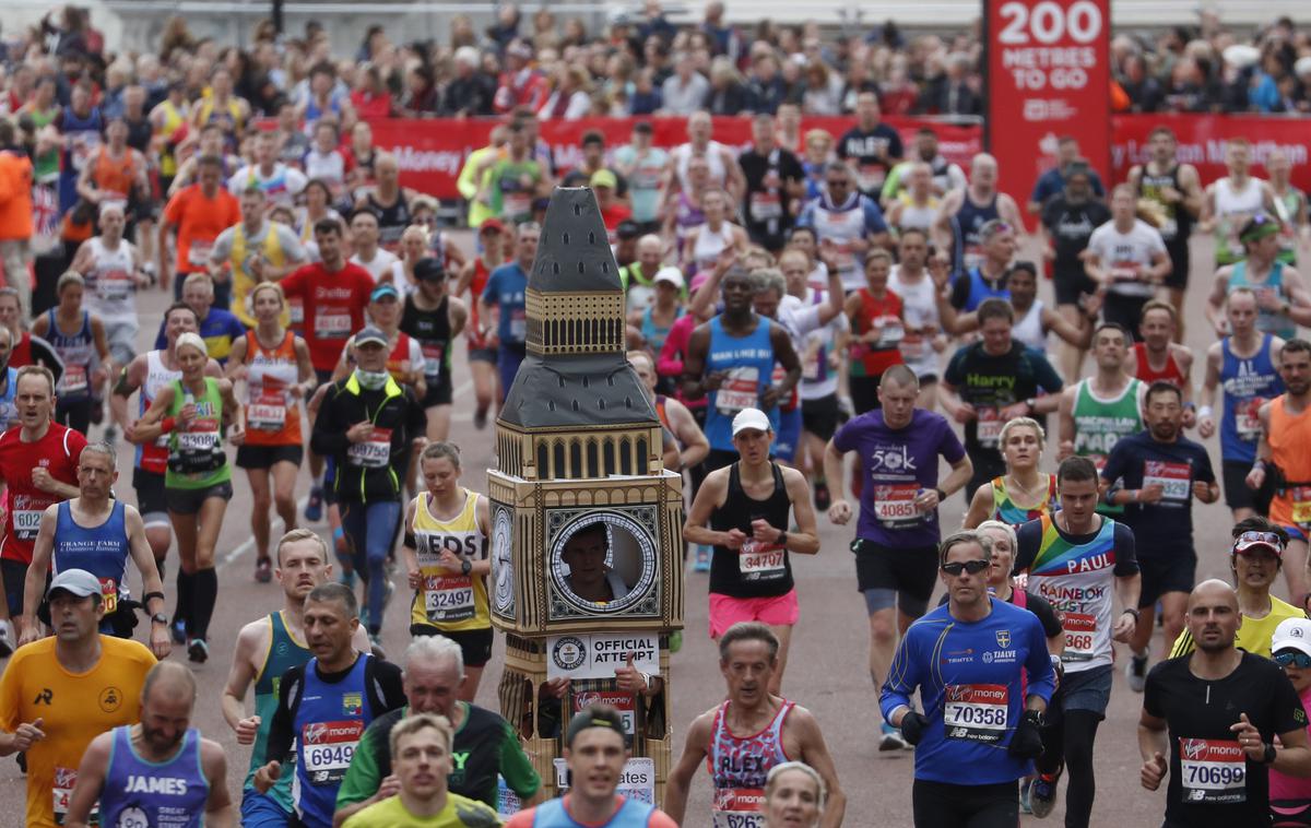 Londonski maraton | Organizatorji londonskega maratona letos računajo na rekordno število maratoncev. Verjamejo, da bo do jeseni cepljenje proti covidu-19 že obrodilo sadove.  | Foto Guliverimage/Getty Images