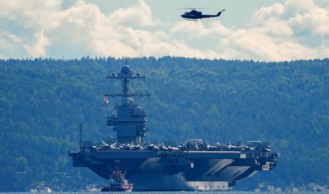 Največja ameriška letalonosilka USS Gerald R. Ford prihaja na Majorko
