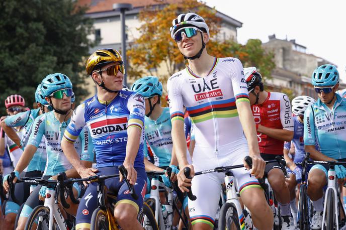 Tadej Pogačar, Remco Evenepoel, Il Lombardia 2024 | Remco Evenepoel in Tadej Pogačar | Foto Guliverimage