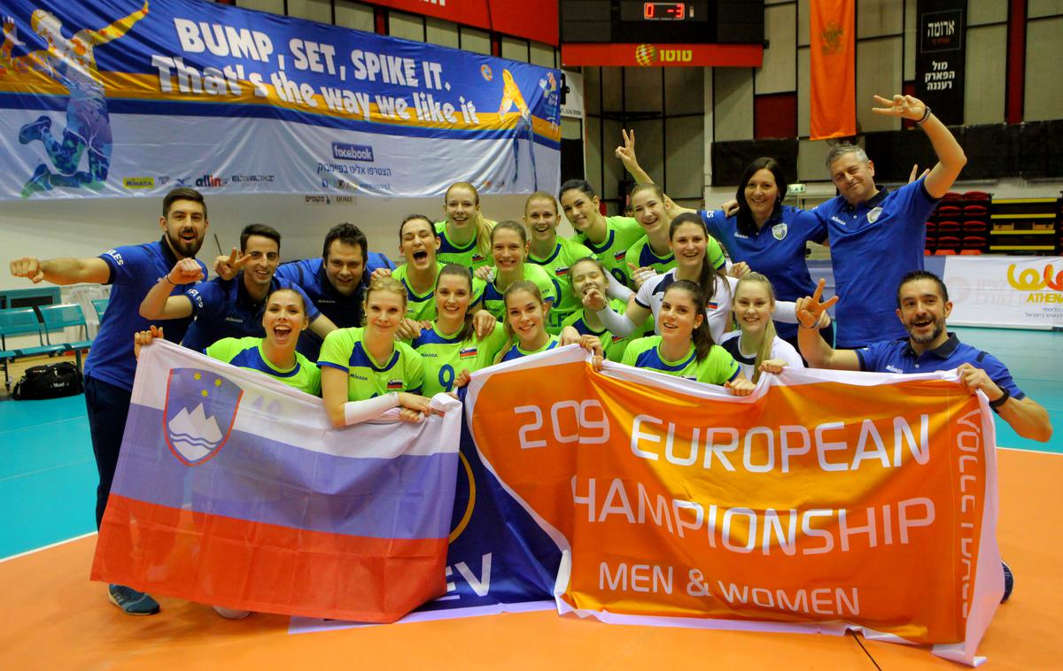 Slovenija odbojka ženske | Slovenke so se drugič v zgodovini uvrstile na evropsko prvenstvo. | Foto CEV