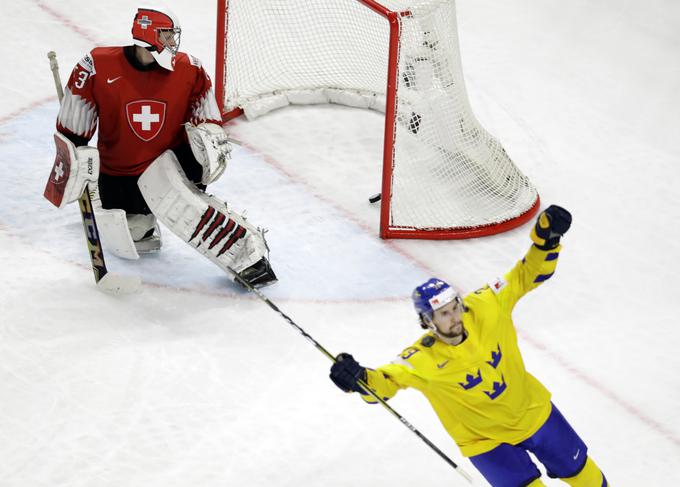 Filip Forsberg - mož odločitve, ki je v loteriji pristreljal 11. naslov svetovnih prvakov. | Foto: Reuters