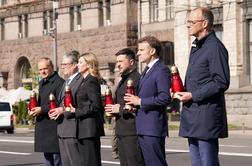 Macron Rusiji zagrozil s strožjimi sankcijami