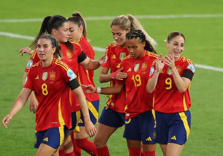 Španke so premagale Portugalke. | Foto: Reuters