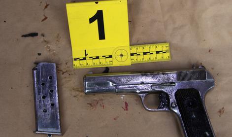 Hišne preiskave v Novem mestu: zasegli pištole, avtomatsko puško in 776 kosov streliva #foto